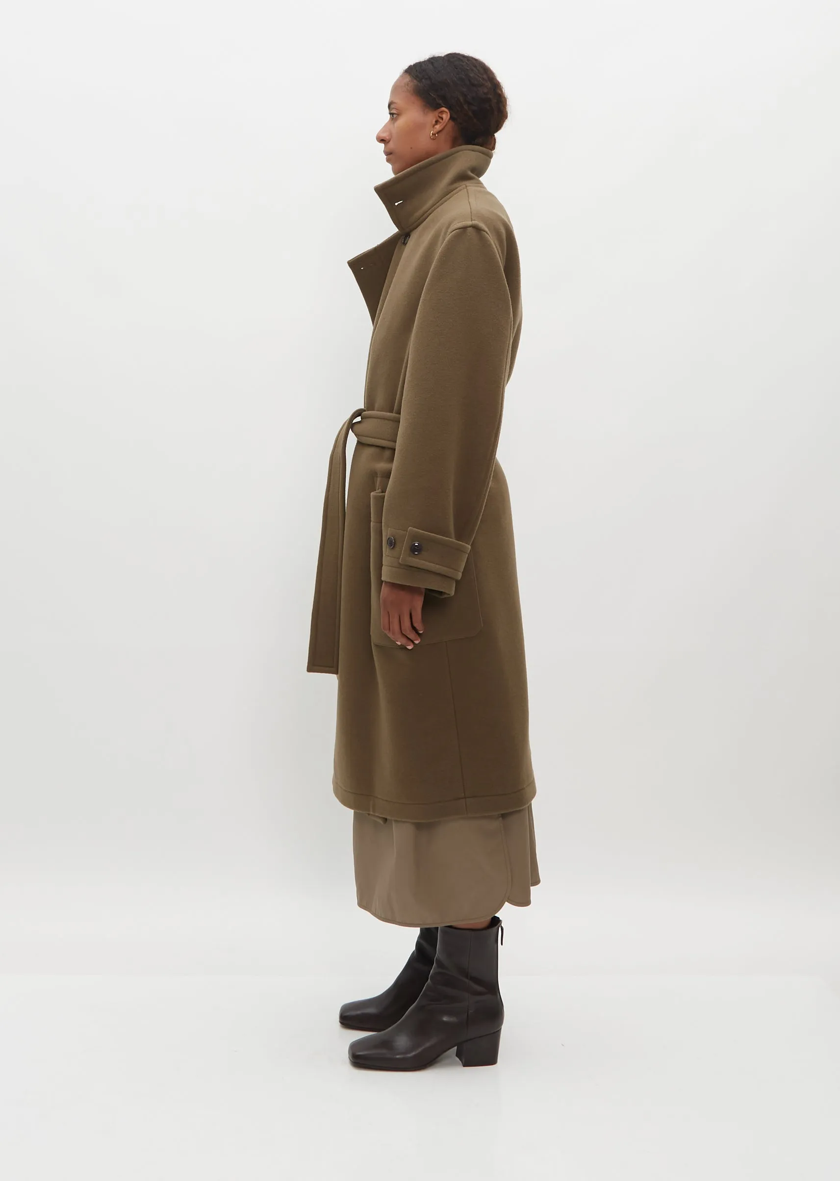 Wrap Wool Coat